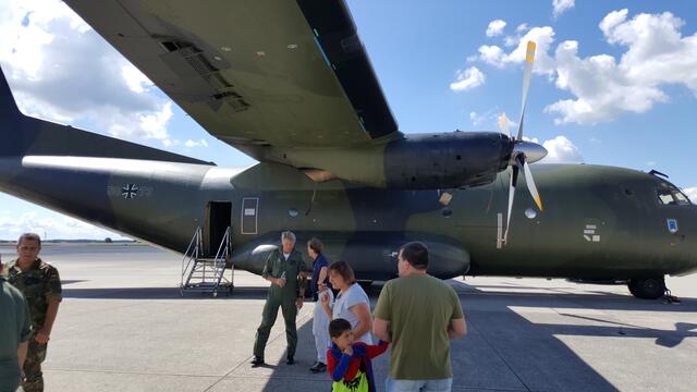 Transall zur Besichtigung