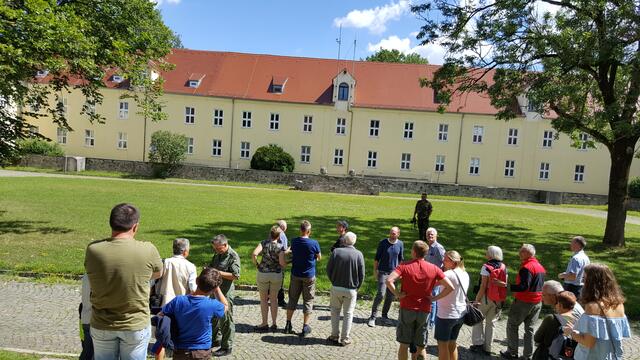 im Innenhof des "Klostergartens"