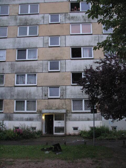 Die Wohnblöcke hinterlassen keinen guten Eindruck