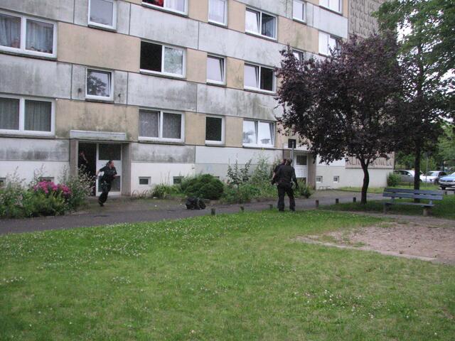 Vorsicht am Ausgang....