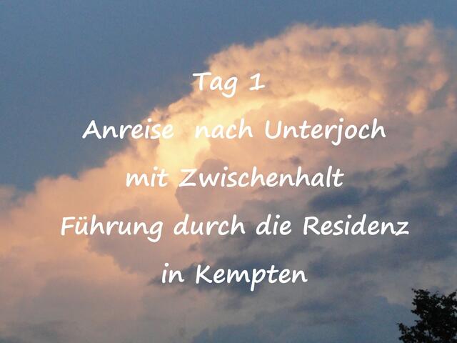 Programm Tag 1