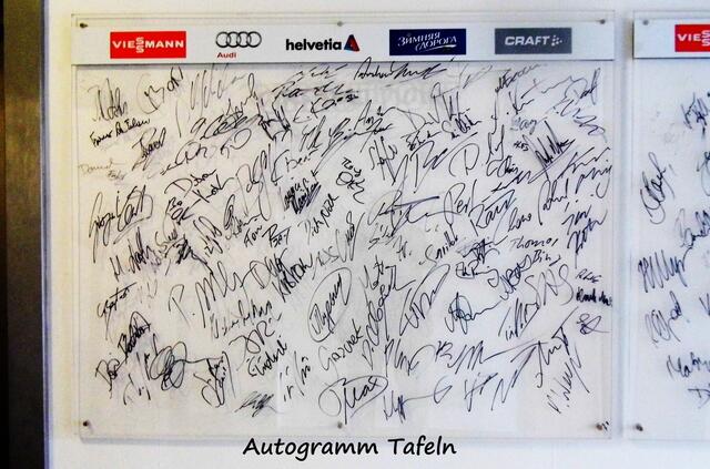 Autogramm Tafel