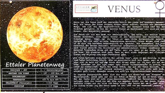 VENUS im Ettaler Planetenweg