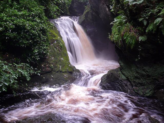 Wasserfall auf der Isle of Man