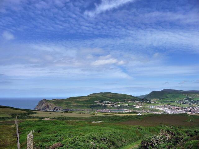 Blick auf Port Erin