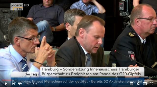 4 Jahre später und wieder ein Sonderausschuß (Screenshot / Youtube)