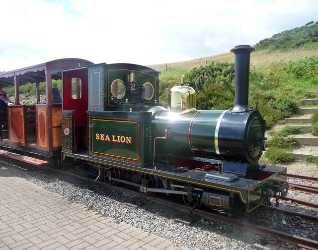 Dampfeisenbahn in den Groundle Glen