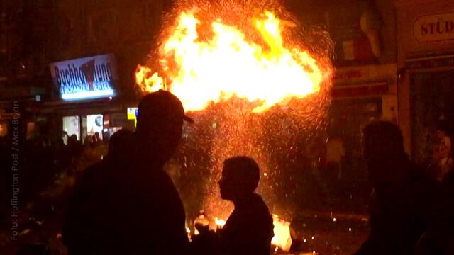 Anwohner im Stich gelassen? Stundenlang griff keiner ein - weder Polizei noch Feuerwehr (Foto: Max Bryan / Steffen A.)