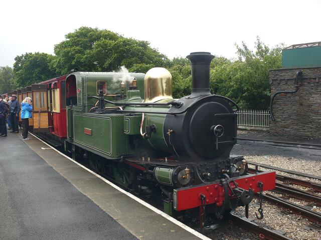 Seit 1873 im Einsatz: Die "Isle of Man Railway" verbindet Douglas und Port Erin.
