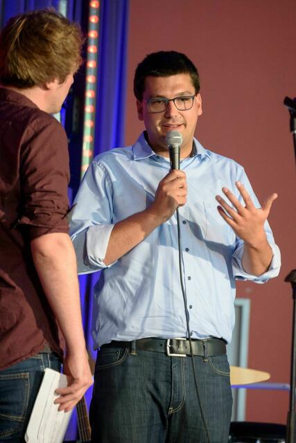 Jonas Merzbacher wurde mit 24 Jahren 2008 zum Bürgermeister von Gundelsheim und berichtete von seinen Erfahrungen bisher.