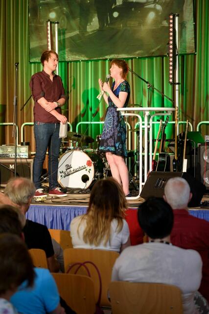 Anna Rasehorn zeigte sich beim Interview mit dem Moderator Sebastian Baiter ausgesprochen authentisch.