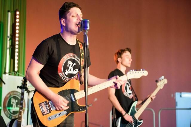 Am Abend rockten The Kickstarter den Saal. | Foto: Marius Klemm