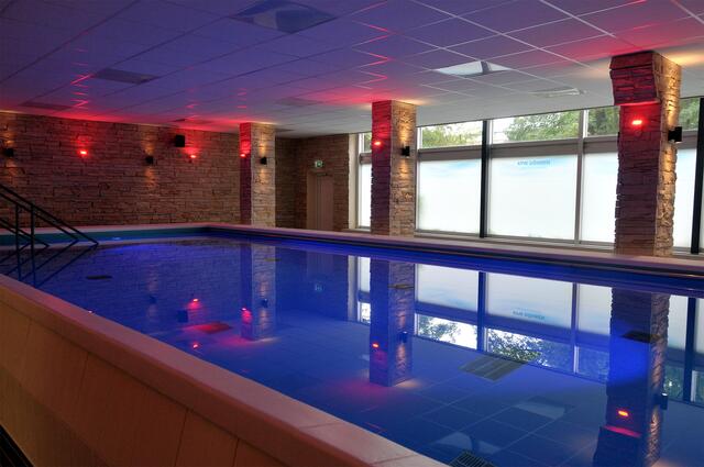 Das neugestaltete Schwimmbad im Ansgarhaus.