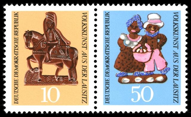 Volkskunst aus der Lausitz &gt; Briefmarken von 1969 &gt;tinyurl.com/y8j77xe8 | Foto: wie vor