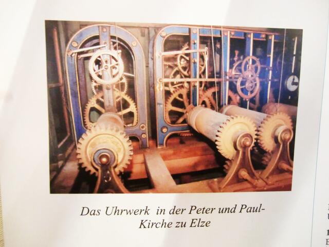 Das Uhrwerk in der St. Peter und Paul-Kirche zu Elze | Foto: Stadt- und Heimatpfleger Dieter Schütte, Gronau-Leine