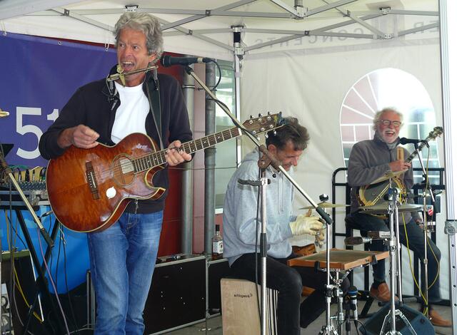Auftritt der Bourbon Skiffle Company am Pier 51 beim Maschseefest 2017.
