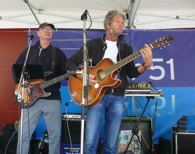 Auftritt der Bourbon Skiffle Company am Pier 51 beim Maschseefest 2017.