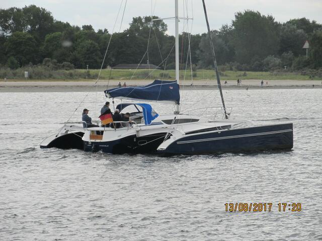 Interessante Boote, die gegen 17 Uhr nach Travemünde einliefen...