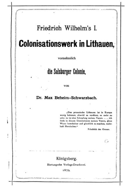 Dr. Max Beheim-Schwarzbach &gt; https://ia902705.us.archive.org/30/items/friedrichwilhel00schgoog/friedrichwilhel00schgoog.pdf | Foto: wie vor