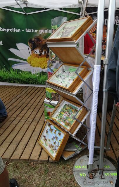 2. September 2017 - Feierliche Eröffnung der Verlängerung der Wiener U-Bahn-Linie U1: Stand des Wiener Gartenbauamtes.