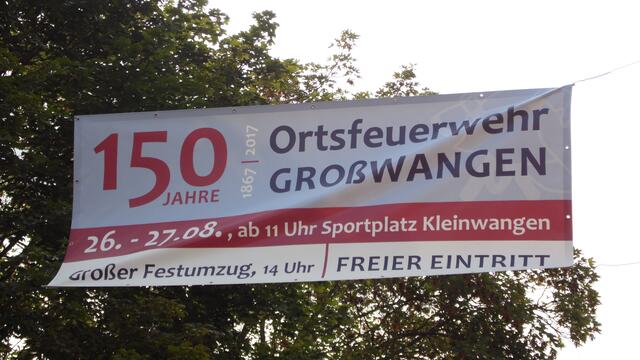 150 Jahre FFW Wangen im August 2017 !
