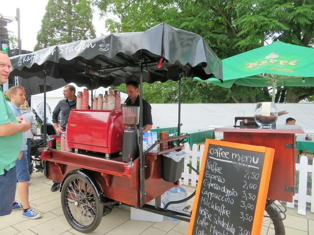 Ein Kaffeeautomat.