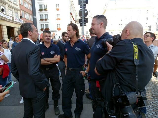 28. Wiener Feuerwehrfest 2017: Bundeskanzler Christian Kern