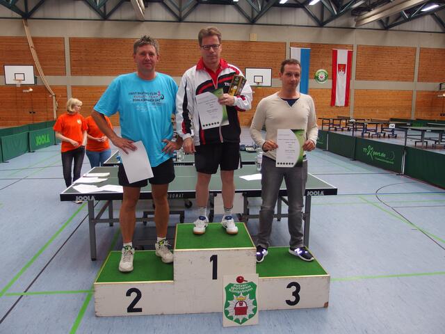 Herren A-Klasse: v.l. Peter Angerer, Norbert Schöllhorn und Marcus Toeffner