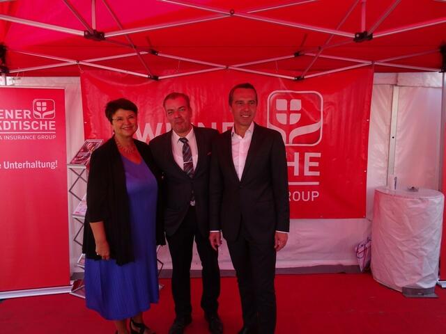 28. Wiener Feuerwehrfest 2017: Bundeskanzler Christian Kern erschien, hier mit Vizebürgermeisterin Renate Brauner.