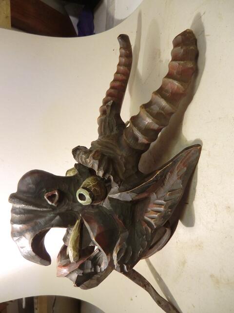 Alte Perchtenmaske aus Salzburg