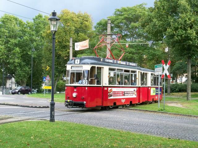 Wagen 51 und Beiwagen 19 Stephanplatz