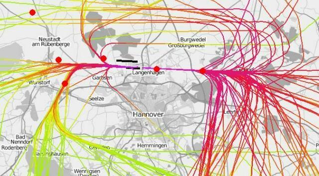 24h-Flugspuren vom 14.09.2017