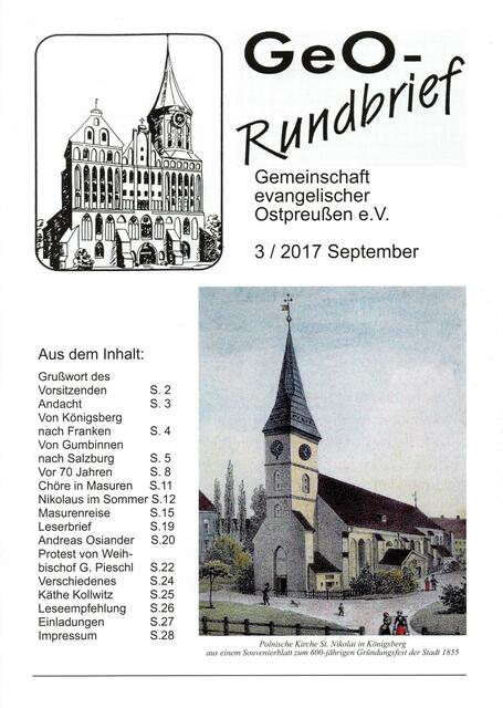 GeO 3 / 2017 - http://www.gemeinschaft-ev-ostpreussen.de/  | Foto: wie vor