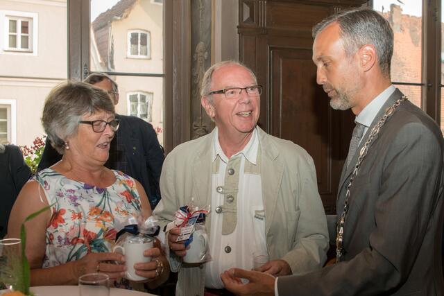 25 Jahre Städtepartnerschaft Friedberg (Bayern) / Chippenham (UK) - Empfang im Friedberger Rathaus