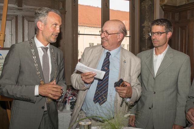 25 Jahre Städtepartnerschaft Friedberg (Bayern) / Chippenham (UK) - Empfang im Friedberger Rathaus