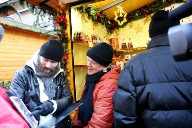 Dresdner Weihnachtsmarkt im Dezember 2007