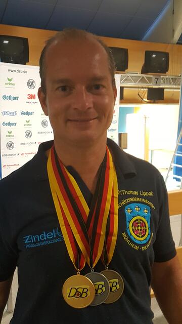 Ein fleißiger Medaillensammler: Dr. Thomas Lippok.