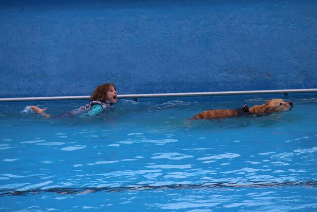Da schwimm' ich doch gleich 'ne Runde mit!