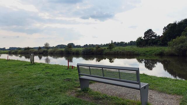 Von Verden sind es noch rund 4 km allerabwärts bis zur Weser. Foto: Helmut Kuzina