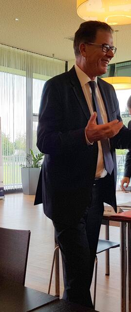 Gerd Müller ist gerne in Friedberg. Das zeigt er auch