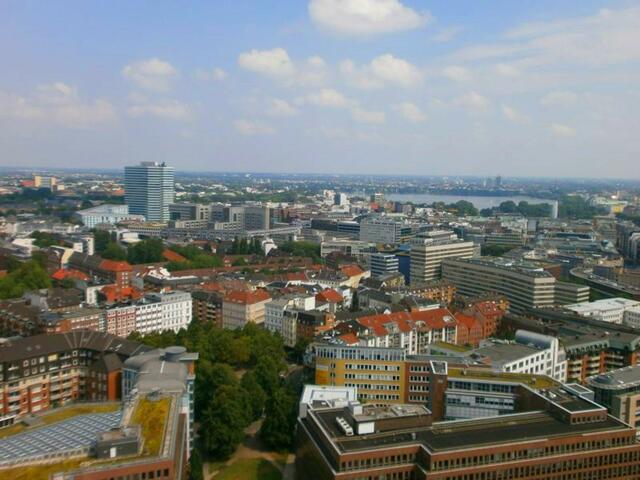 Blick vom Hamburger Michel über Hamburg