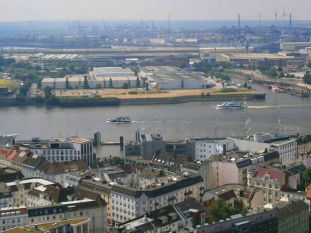 Blick vom Hamburger Michel über Hamburg