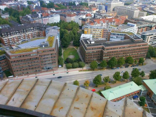 Blick vom Hamburger Michel über Hamburg