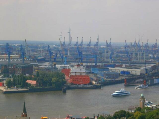 Blick vom Hamburger Michel über Hamburg