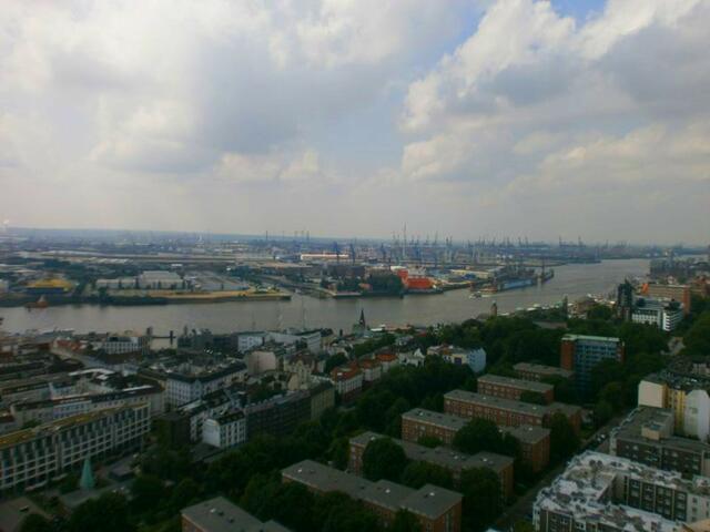Blick vom Hamburger Michel über Hamburg