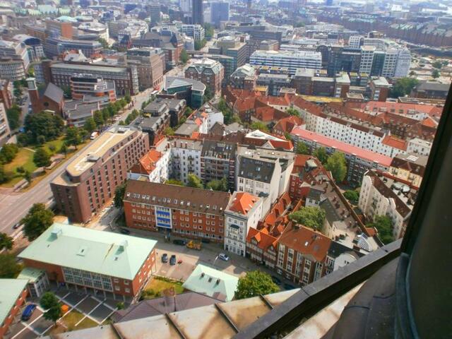 Blick vom Hamburger Michel über Hamburg
