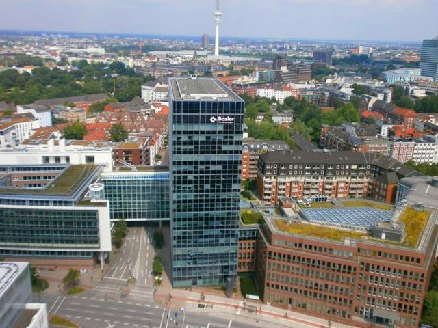 Blick vom Hamburger Michel über Hamburg