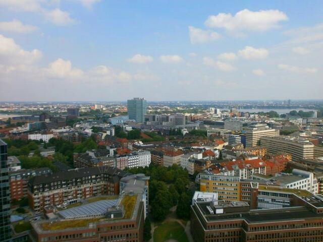 Blick vom Hamburger Michel über Hamburg