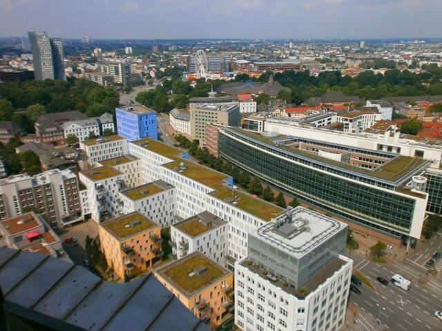 Blick vom Hamburger Michel über Hamburg