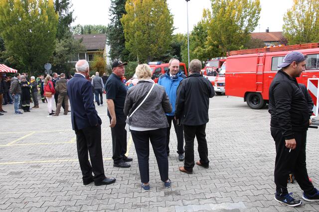 Der Bürgermeister Feigl war auch vor Ort.